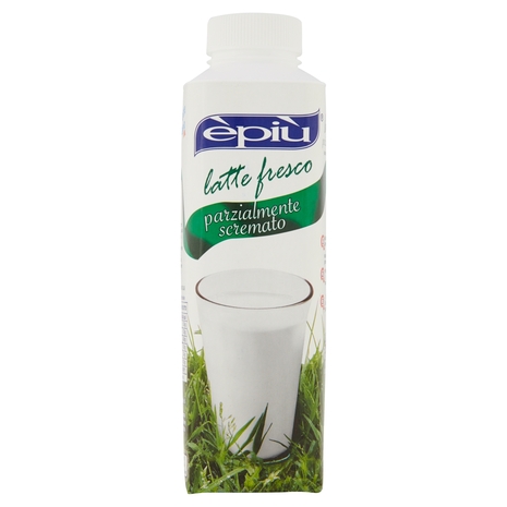 èpiù latte fresco parzialmente scremato 500 ml